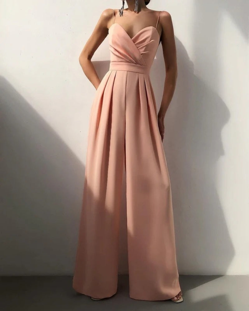 Jumpsuit with Wrap Top – Wide Legged for Women at Weddings