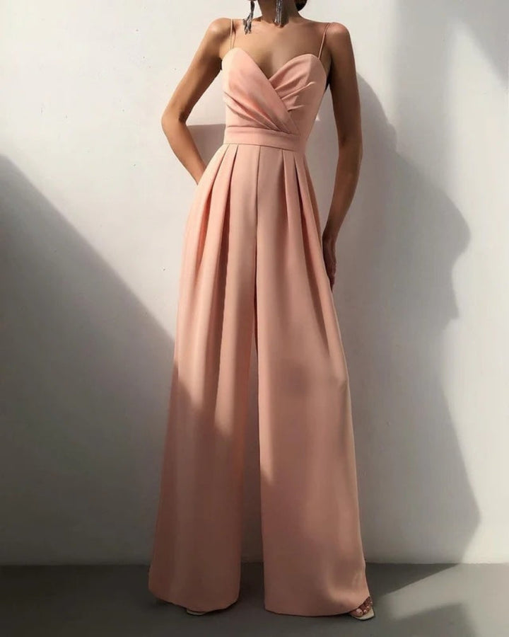 Jumpsuit with Wrap Top – Wide Legged for Women at Weddings
