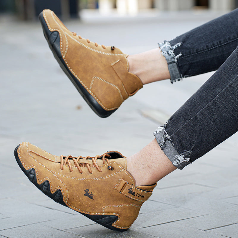 Decks | Ultra-bequeme rutschfeste Barfußschuhe aus Leder (Unisex)