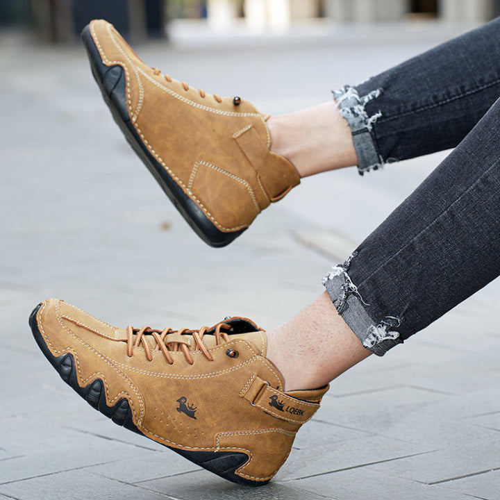Decks | Ultra-bequeme rutschfeste Barfußschuhe aus Leder (Unisex)