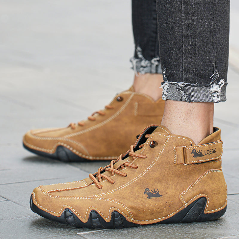 Decks | Ultra-bequeme rutschfeste Barfußschuhe aus Leder (Unisex)