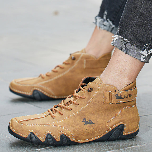 Decks | Ultra-bequeme rutschfeste Barfußschuhe aus Leder (Unisex)