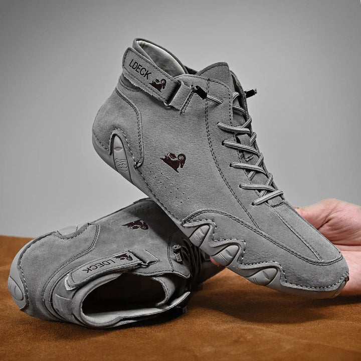 Decks | Ultra-bequeme rutschfeste Barfußschuhe aus Leder (Unisex)