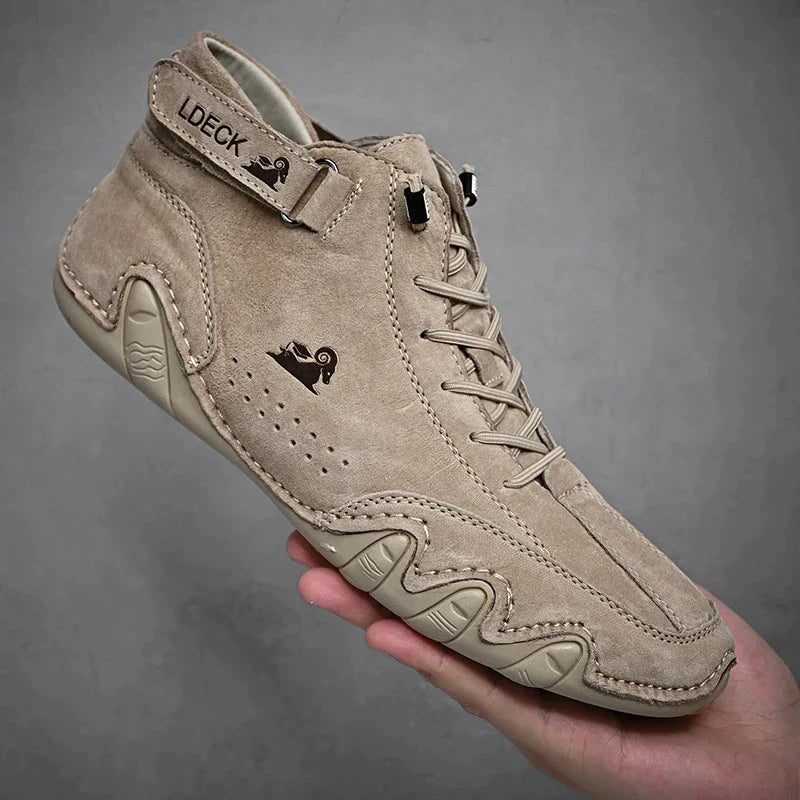 Decks | Ultra-bequeme rutschfeste Barfußschuhe aus Leder (Unisex)