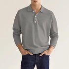 Poloshirt mit langen Ärmeln für Herren - maximale Eleganz und Komfort - Thibo