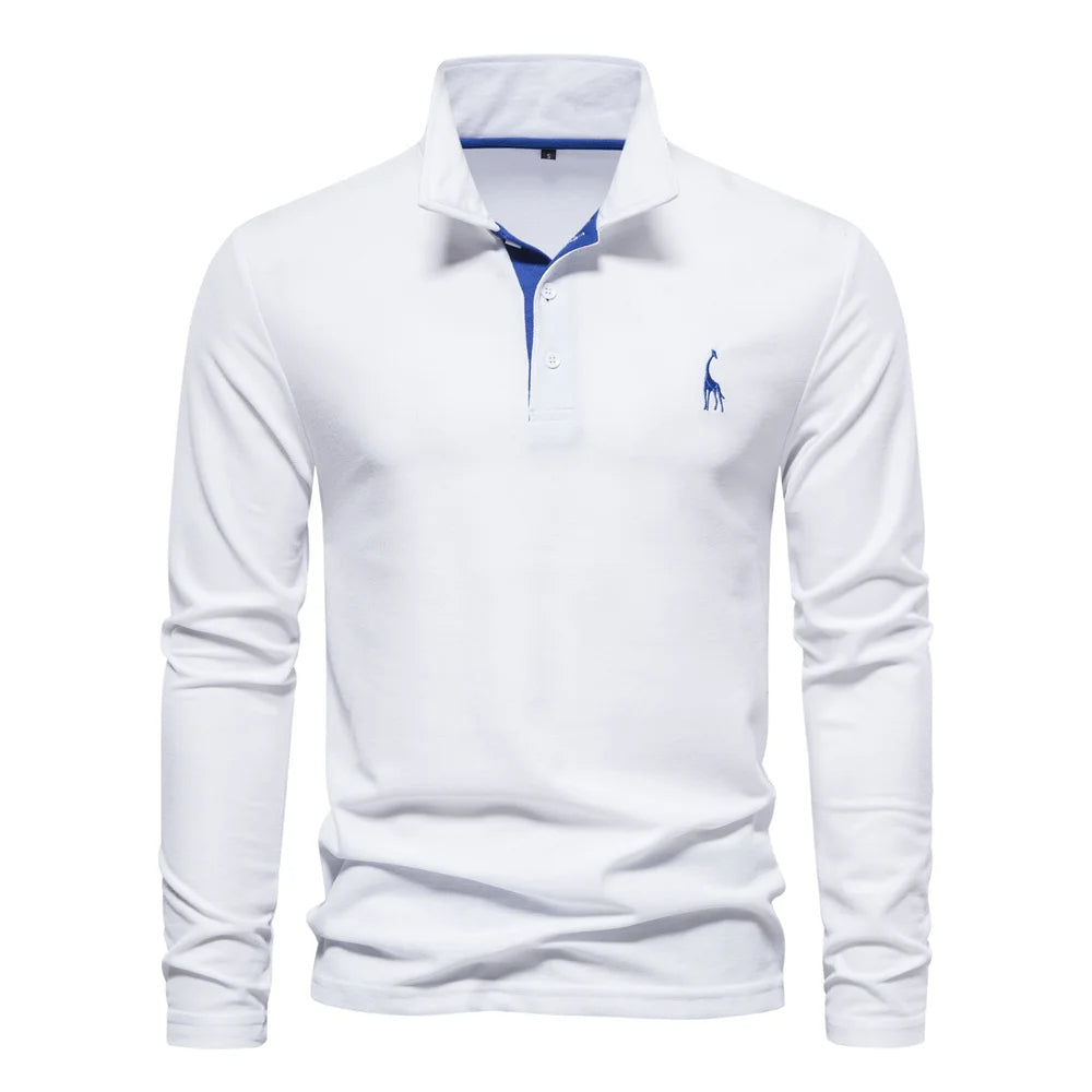 Polo-Shirt Herren Knop-Hals Casual