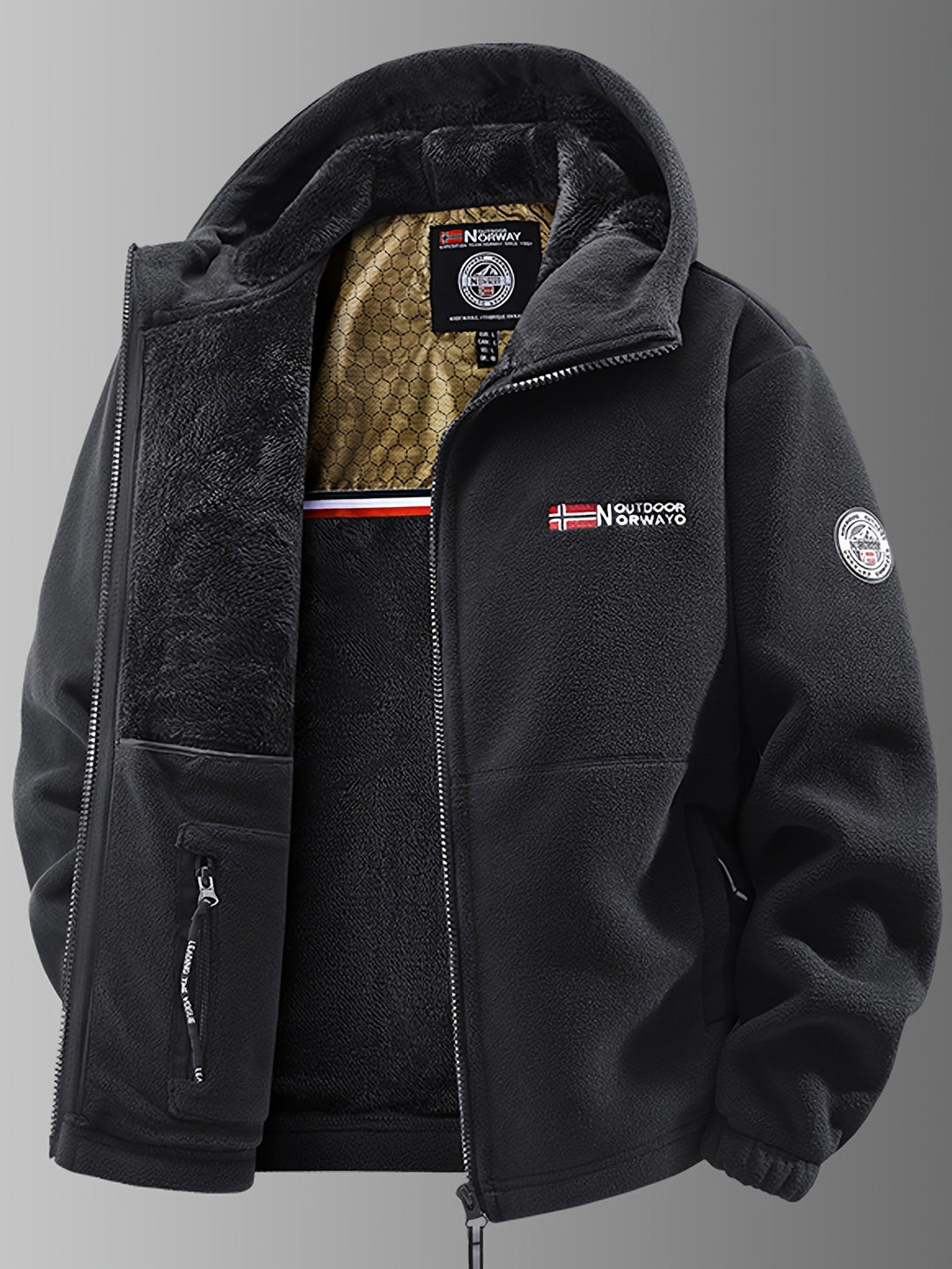 NATHANIEL - Thermo-Fleece Winterjacke