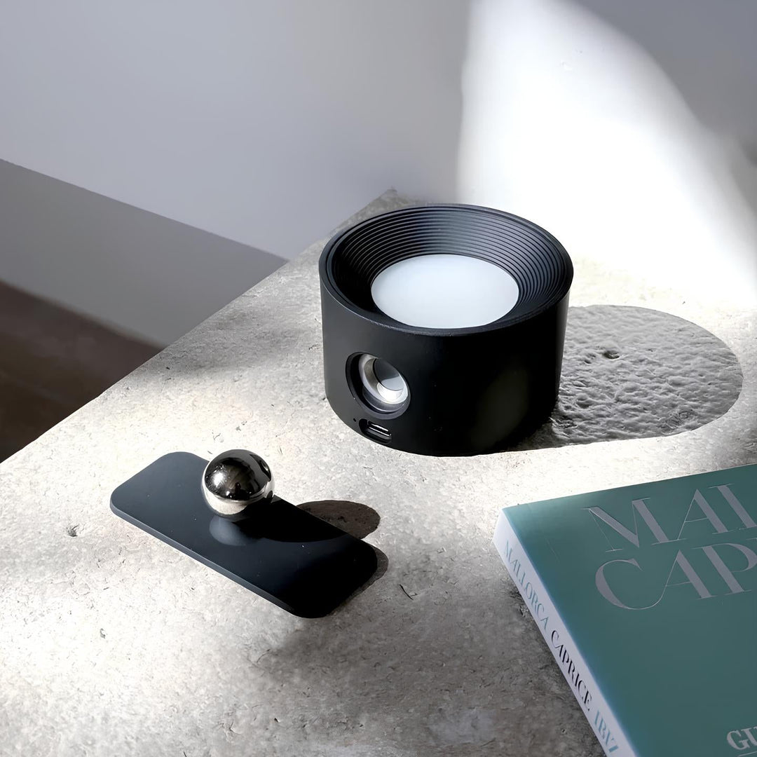 Multifunctional Wireless Wall Lamp Rechargeable &amp; Dimmable with 360° Rotation