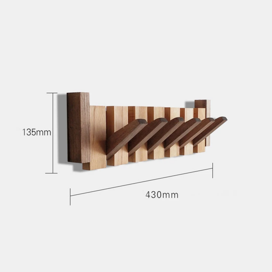EleganceRack | Wooden Piano Coat Rack