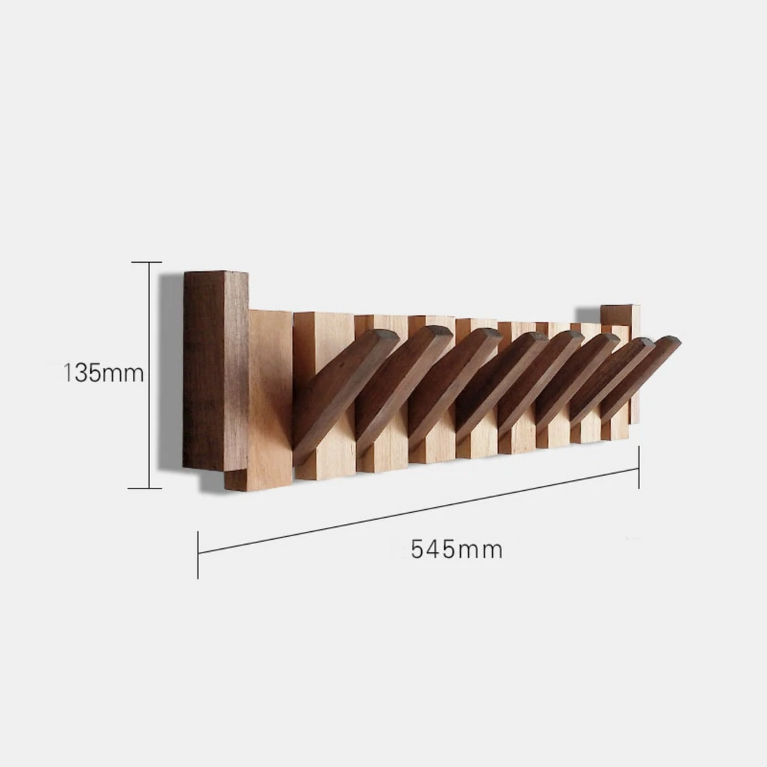 EleganceRack | Wooden Piano Coat Rack