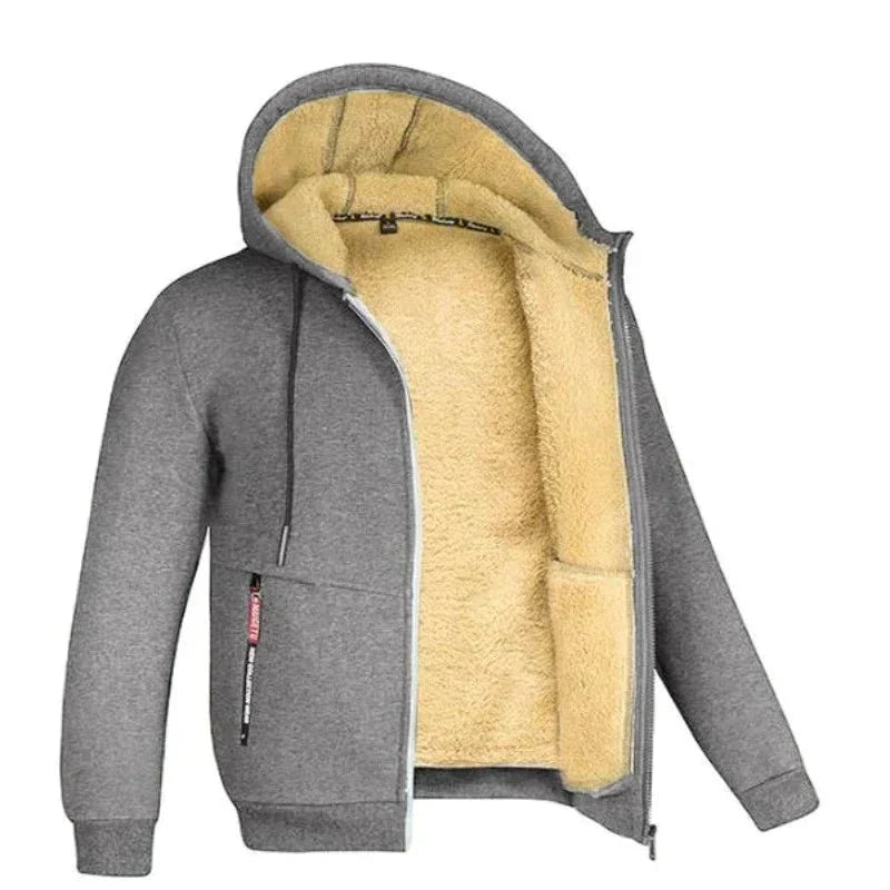 Ethan | Warme Winterweste für Herren | Strickdesign mit Wollfutter