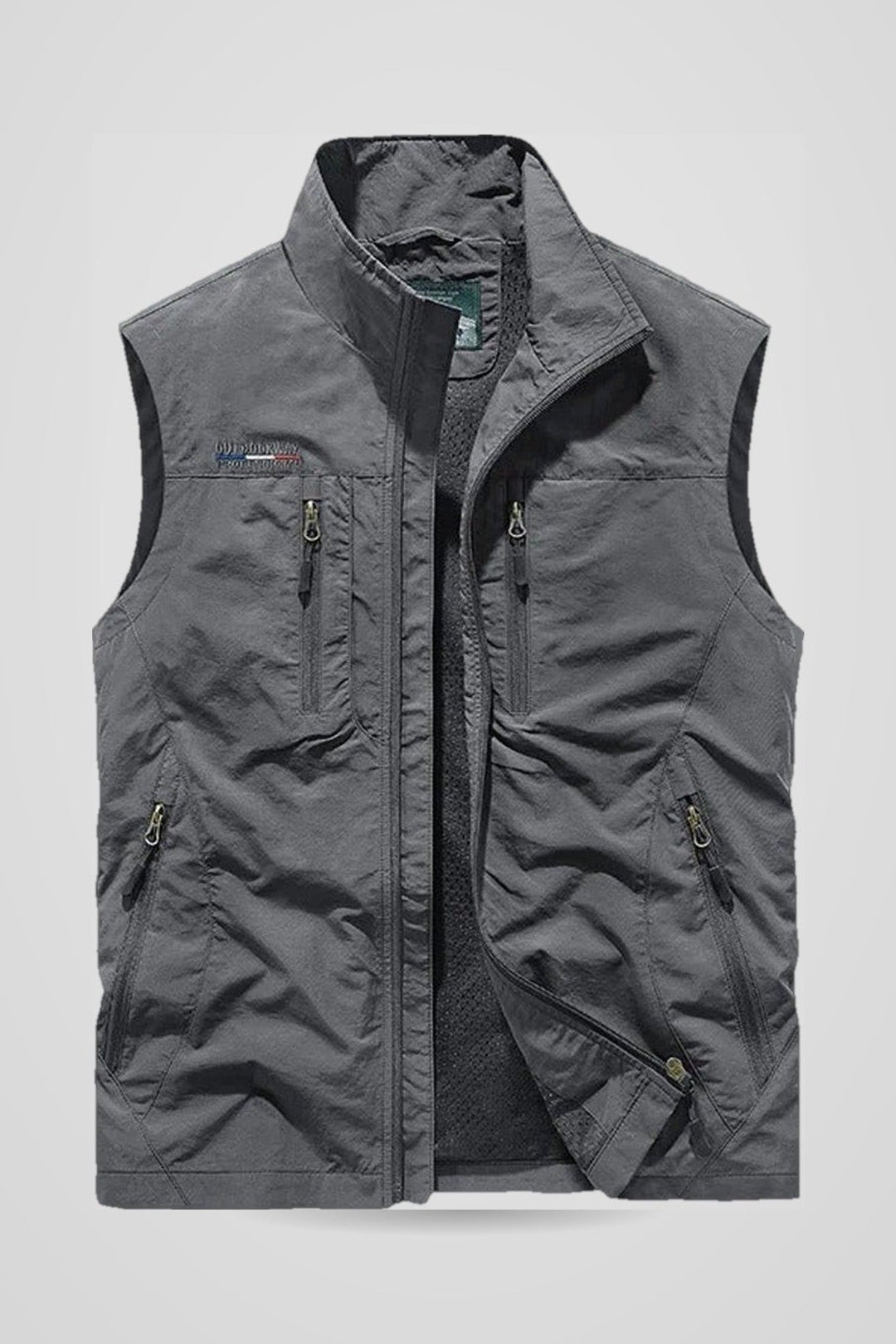 Lachlan | Herren Zip-Front Übergroßes Gepolstertes Gilet für den Alltag