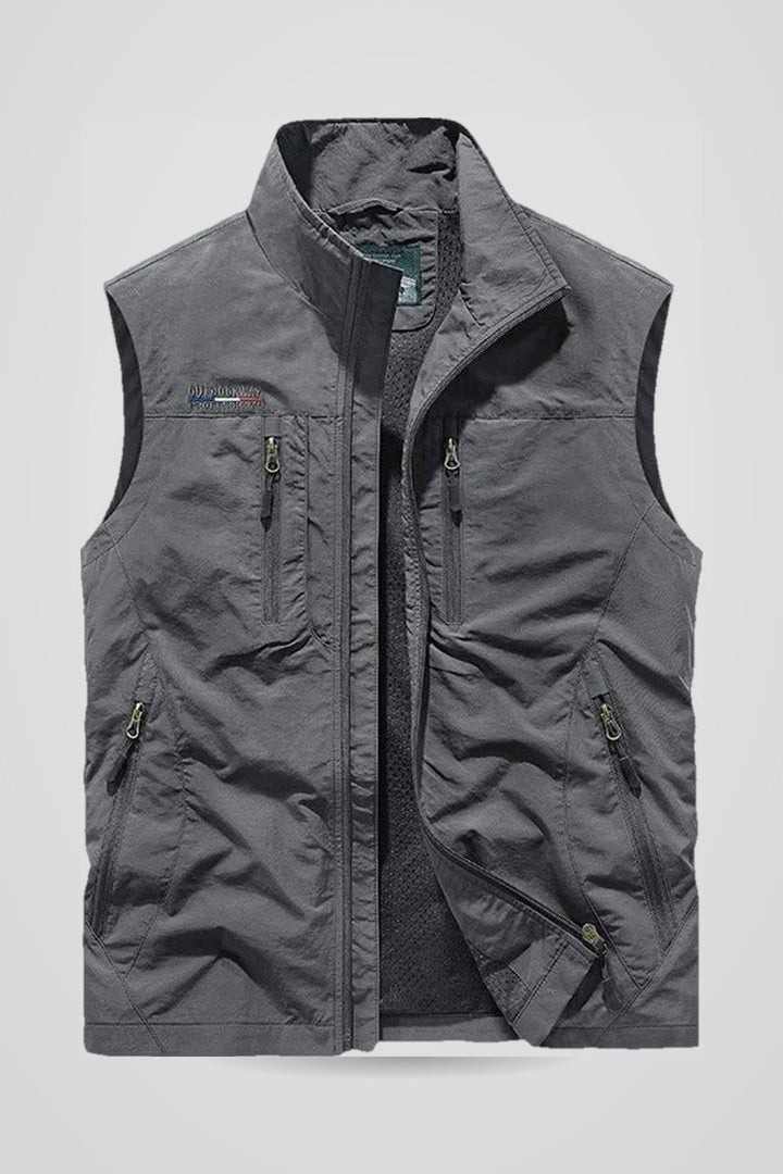 Lachlan | Herren Zip-Front Übergroßes Gepolstertes Gilet für den Alltag
