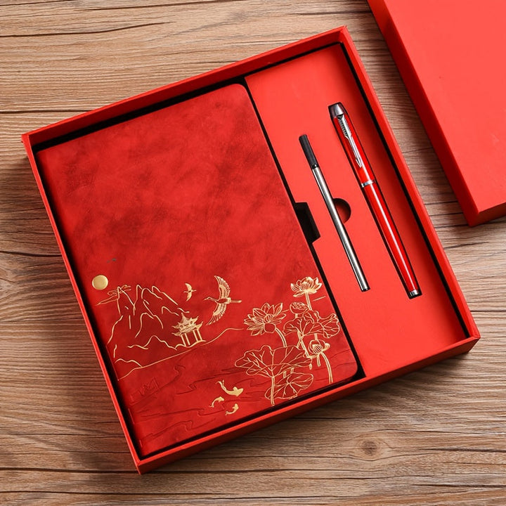 AuroraScript Notebook Set – Elegant Writing with Changing Shine