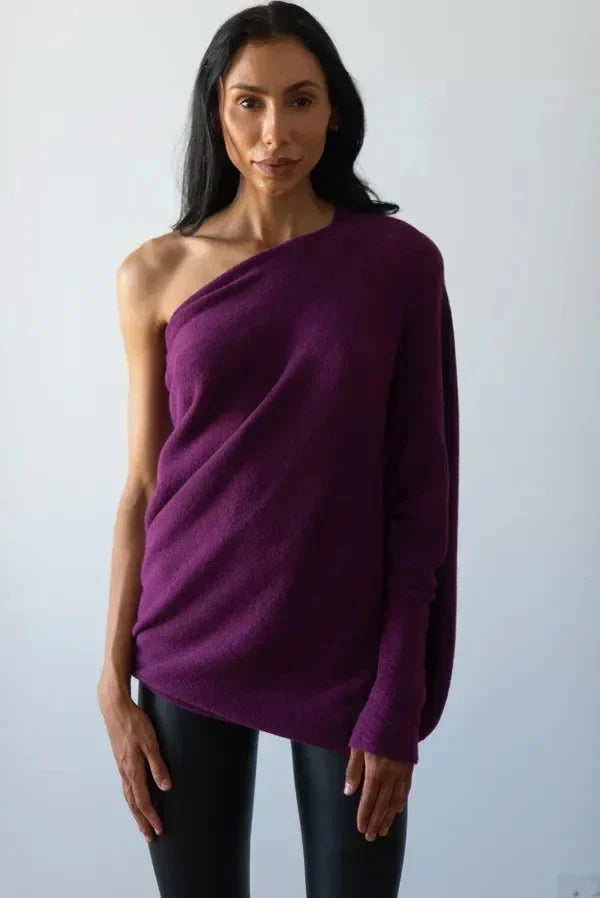 Céline - Pull Drapé Asymétrique