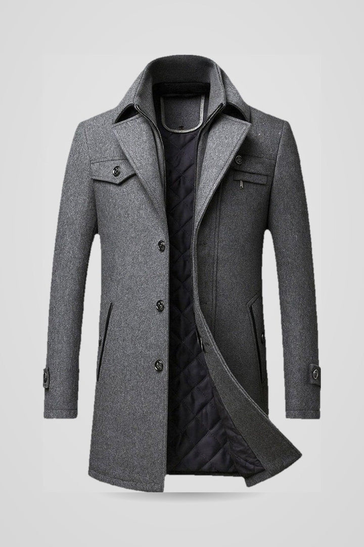 Lambert | Herren Steppjacke mit Reißverschluss für kaltes Wetter