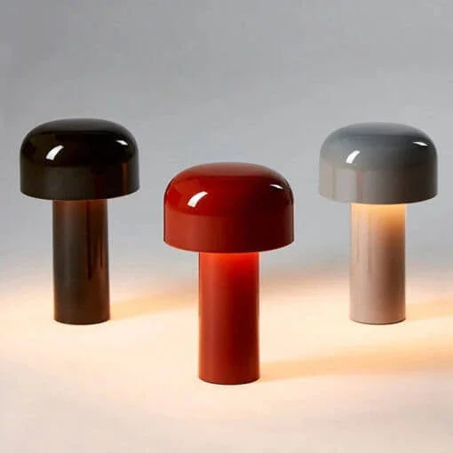LED Table Lamp | Wireless &amp; Rechargeable | Mushroom Ambient Light