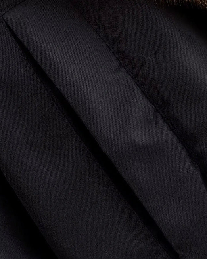 BLOUSON BOMBER À COL EN FOURRURE
