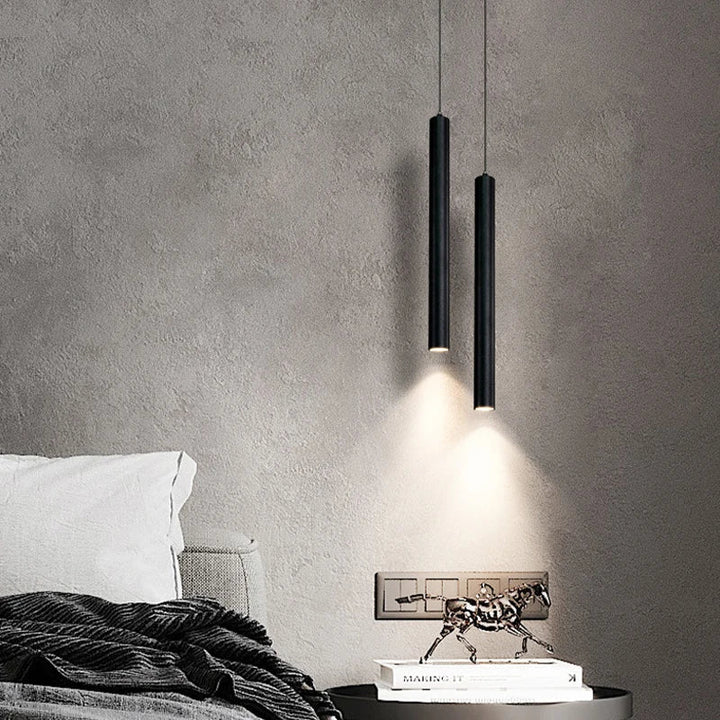 Pendant Light Bedroom | Black | Minimalist | LED