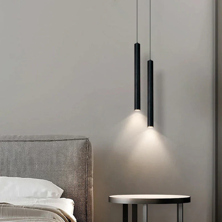 Pendant Light Bedroom | Black | Minimalist | LED