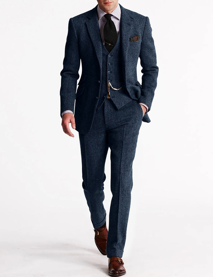 Herren Dreiteiliges Anzug - Formelles Blazer-Set