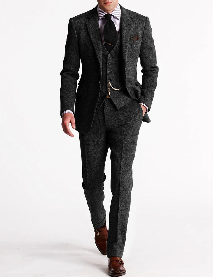 Herren Dreiteiliges Anzug - Formelles Blazer-Set