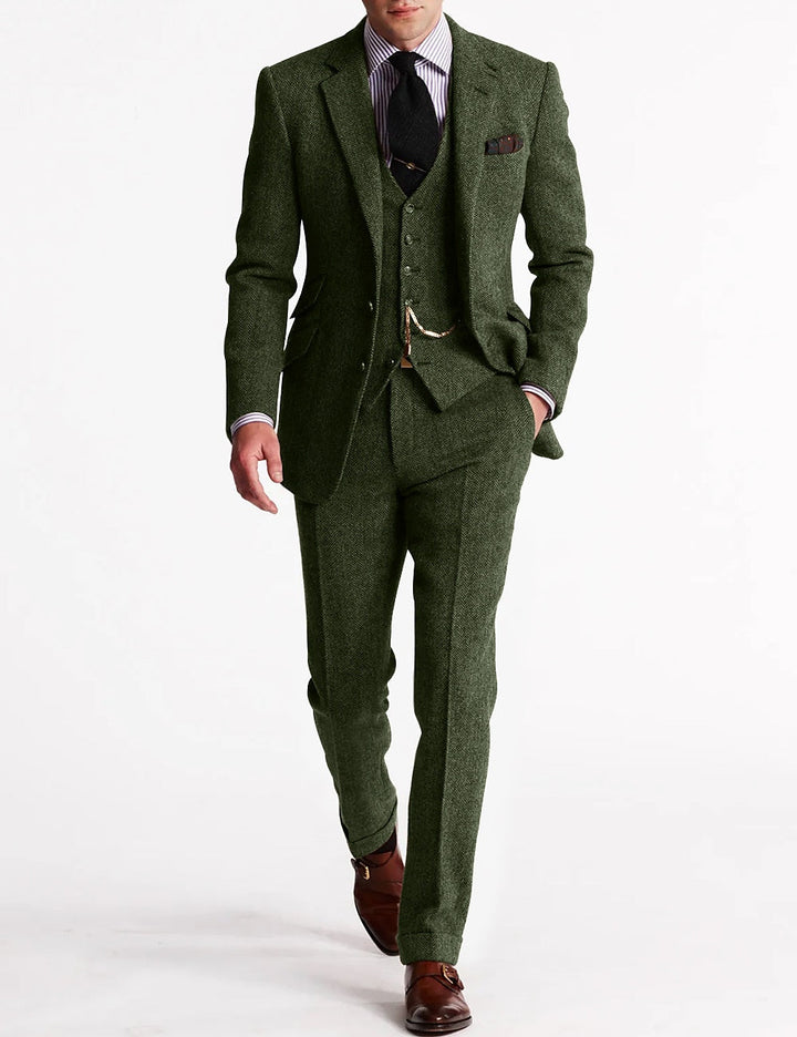 Herren Dreiteiliges Anzug - Formelles Blazer-Set