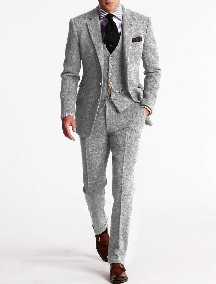 Herren Dreiteiliges Anzug - Formelles Blazer-Set