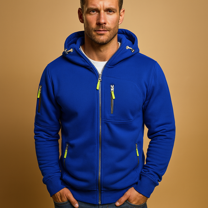 Herren Hoodie mit Reißverschluss und Kapuze | Bram