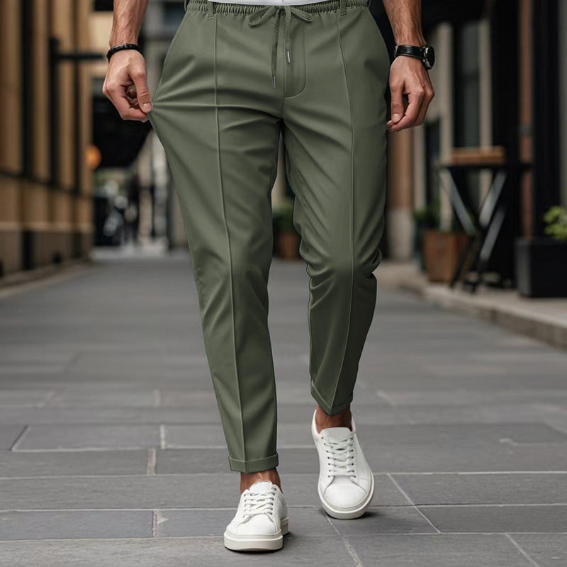 Pantalon décontracté coupe ajustée pour homme - Coupe moderne