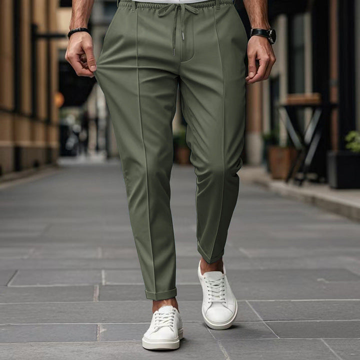 Pantalon décontracté coupe ajustée pour homme - Coupe moderne
