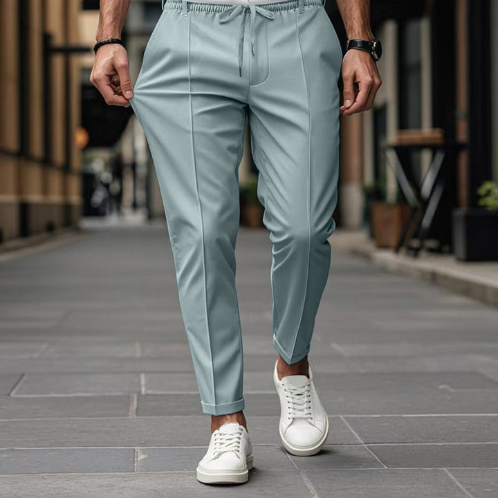 Pantalon décontracté coupe ajustée pour homme - Coupe moderne