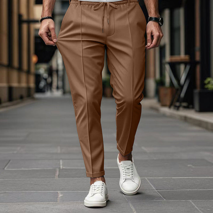 Pantalon décontracté coupe ajustée pour homme - Coupe moderne