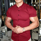 Chemise homme coupe ajustée à manches courtes - Classique et élégante