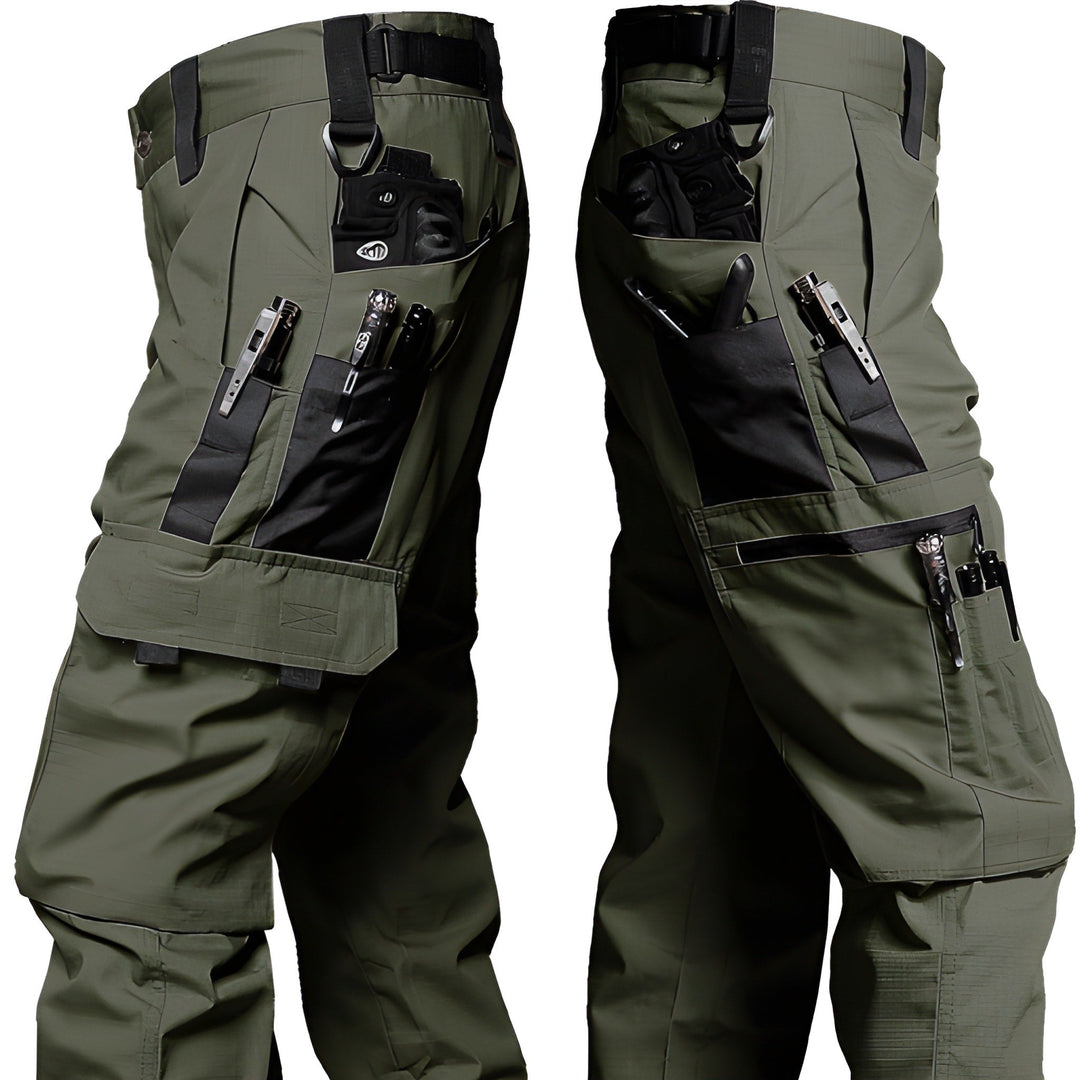 Pantalon de travail tactique cargo pour homme - Imperméable et durable