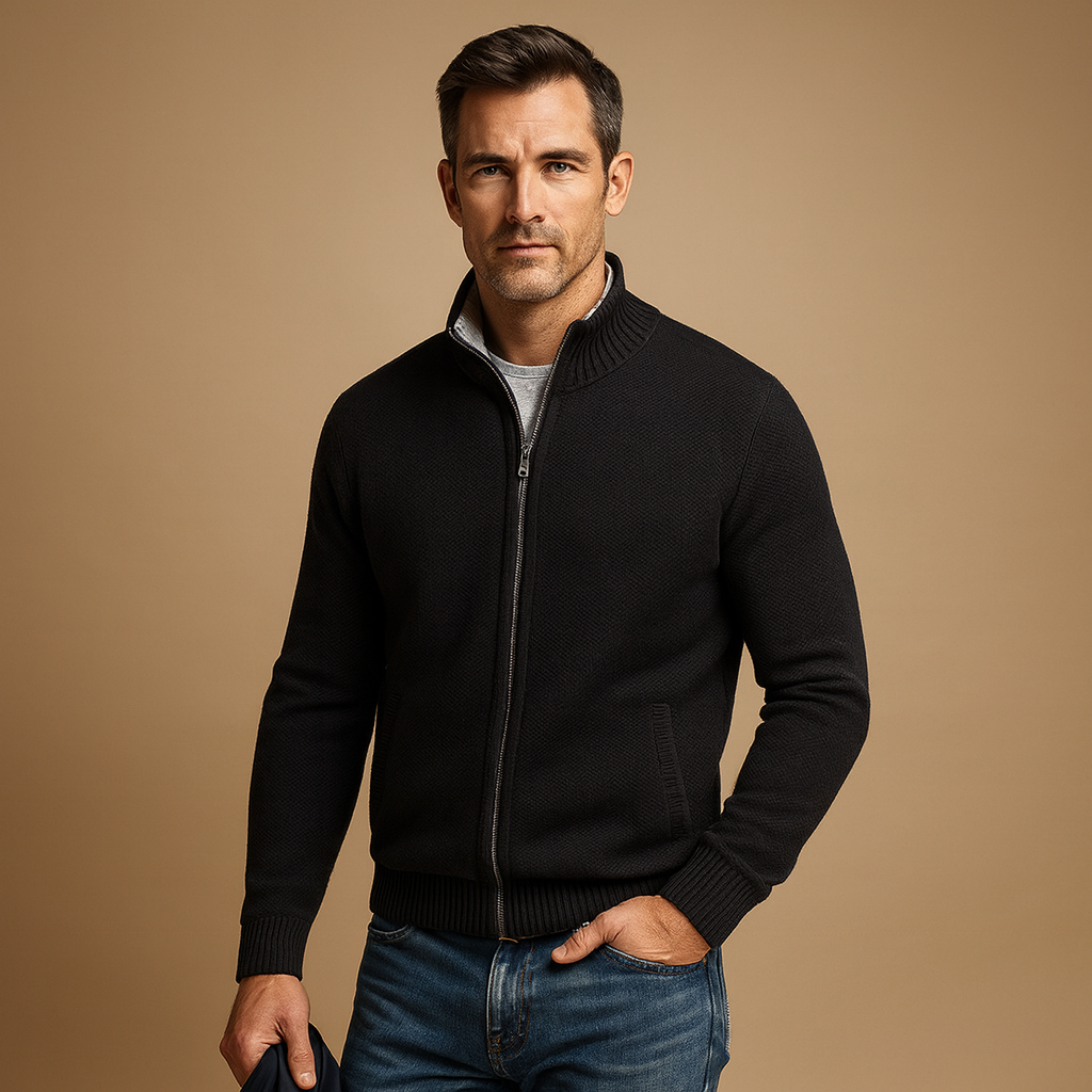 Veste zippée pour homme pour un look décontracté et sportif | Milan