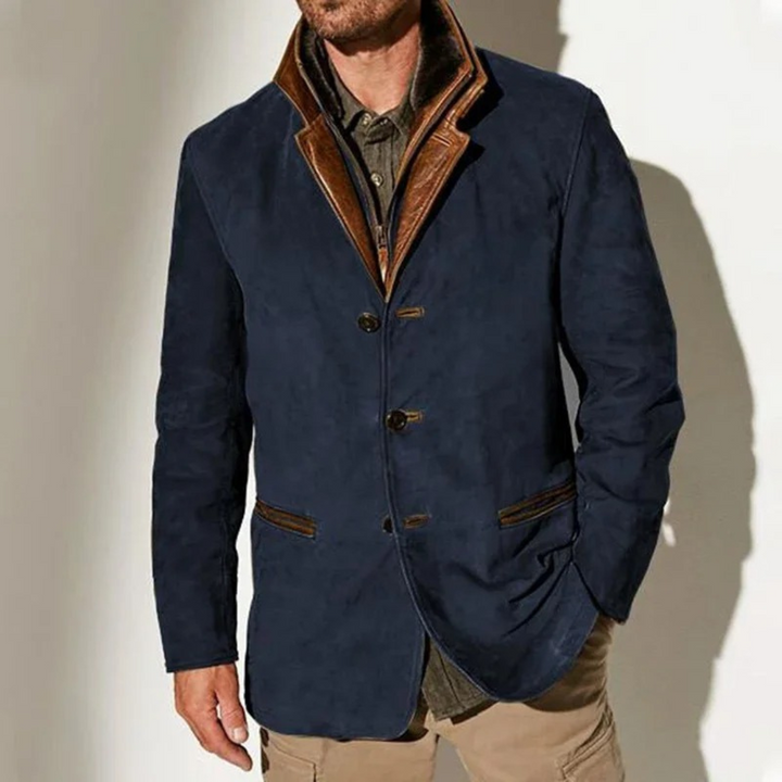 Herren Vintage Lederjacke - Klassischer Stil