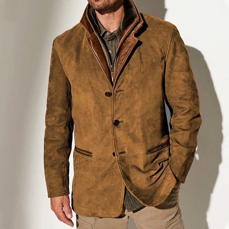 Herren Vintage Lederjacke - Klassischer Stil