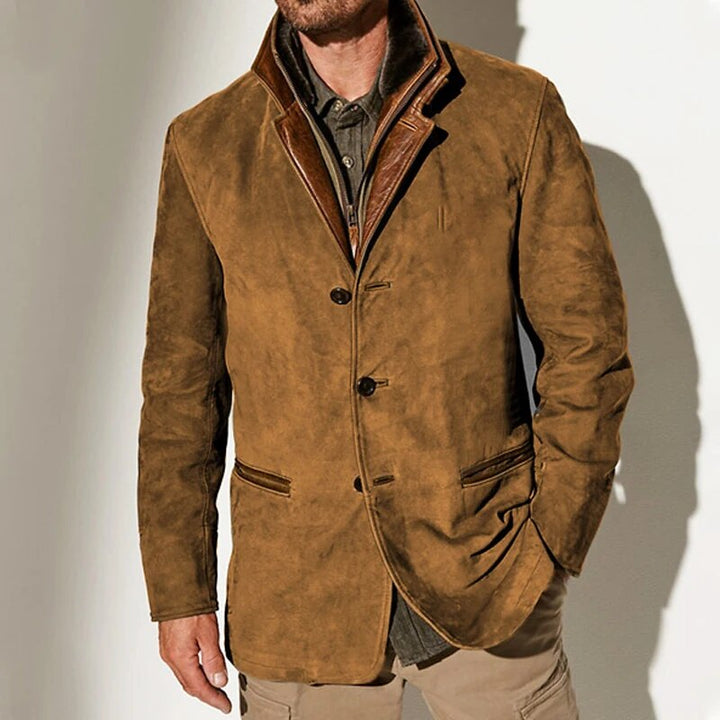 Herren Vintage Lederjacke - Klassischer Stil