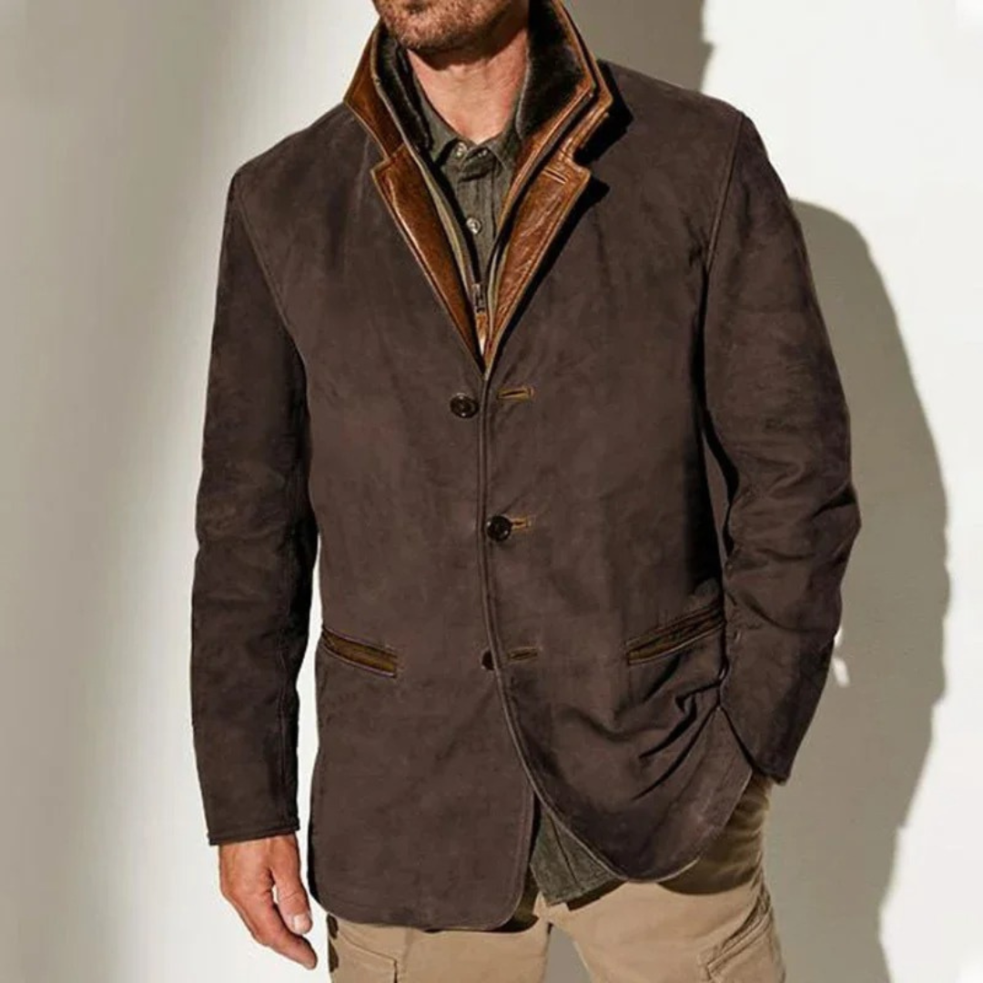 Herren Vintage Lederjacke - Klassischer Stil