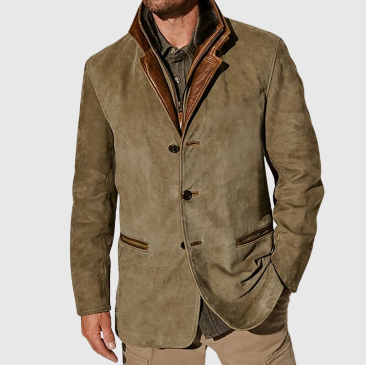 Herren Vintage Lederjacke - Klassischer Stil