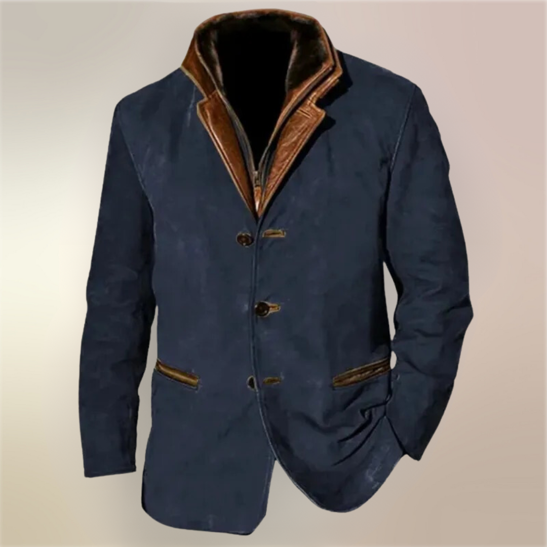 Herren Vintage Lederjacke - Klassischer Stil