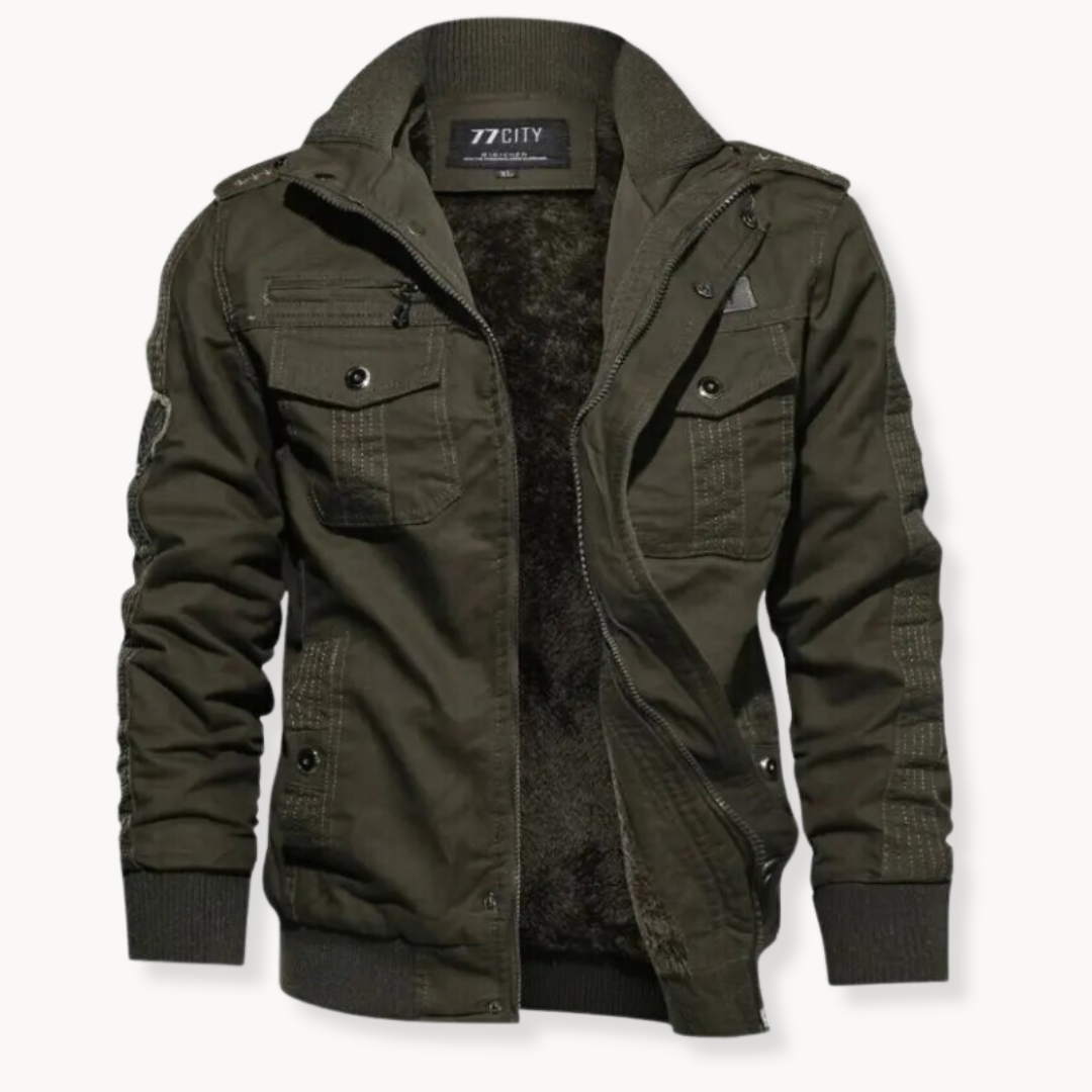Herren Winterjacke Winddicht Arbeitsjacke - Funktionales Design