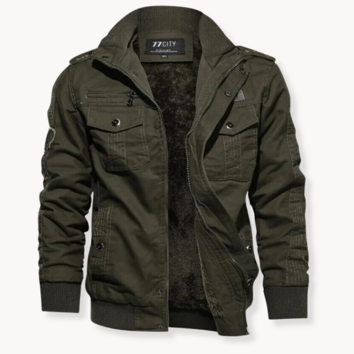 Herren Winterjacke Winddicht Arbeitsjacke - Funktionales Design