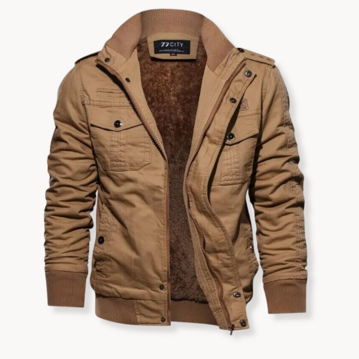 Herren Winterjacke Winddicht Arbeitsjacke - Funktionales Design