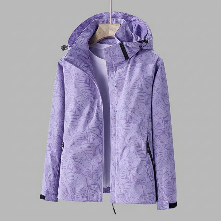 Wasser- und winddichte Jacke mit Kapuze Damen - Olda
