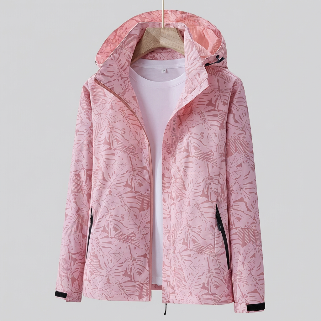 Wasser- und winddichte Jacke mit Kapuze Damen - Olda