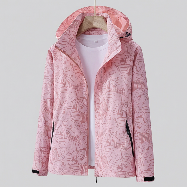 Wasser- und winddichte Jacke mit Kapuze Damen - Olda