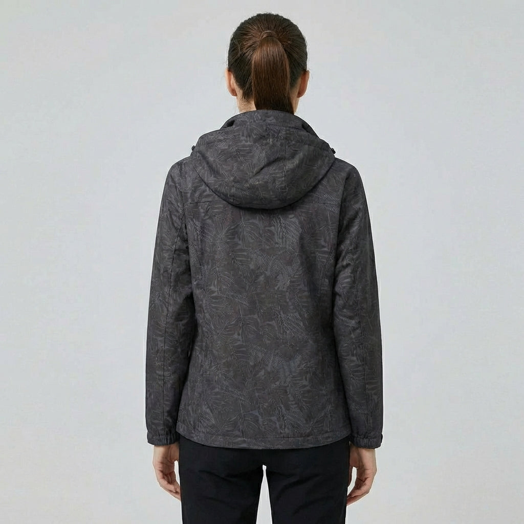 Wasser- und winddichte Jacke mit Kapuze Damen - Olda