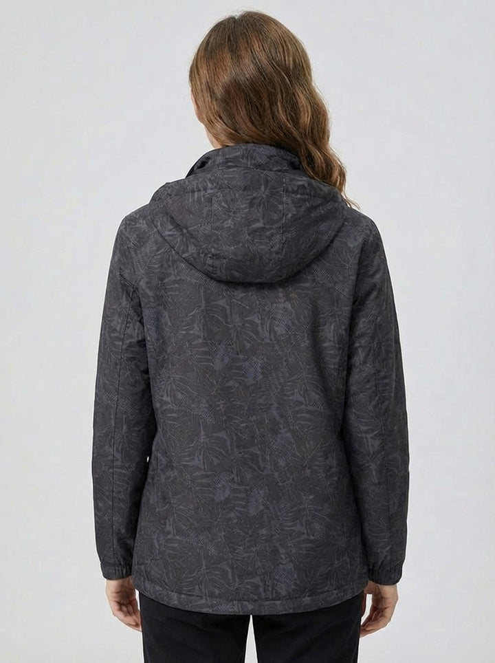 Wasser- und winddichte Jacke mit Kapuze für Damen - Olda